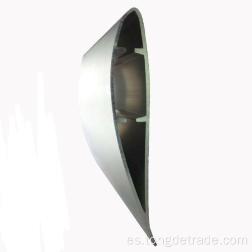 Piezas de ventilador de sección de extrusión de perfil aerodinámico de aluminio